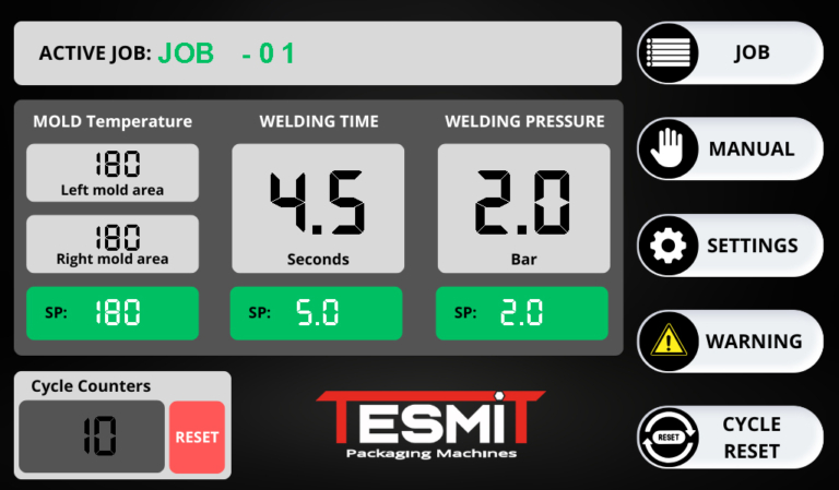 Tesmit fch 72m mod mizar s med particolare hmi home