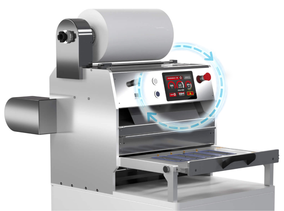 Tesmit fch 72m mod mizar s med particolare quadro elettrico e touch screen