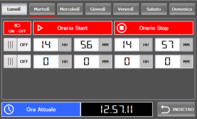 Tesmit termosigillatrice semi auto per grossi formati mizar x med software di gestione schedulatore