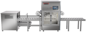 Tesmit termosigillatrice automatica fustellante per blister pre formati fch 91m scontornata